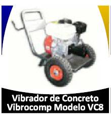 vibrador de concreto modelo VC8