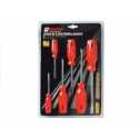 Juego De 6 Destornilladores Carbon Steel Ferreteria