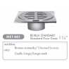 Rejilla Standard Cuello Largo Cromada De Luxe Ferreteria