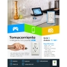 TOMACORRIENTE INTELIGENTE CON 2 PUERTO USB (2 A - 5 V) MARCA CESIO MODELO