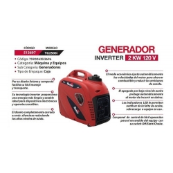 Generador Inverter 2 Kilowattios 120 Voltios Para TG2500I Ferreteria