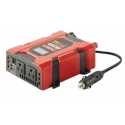 Inversor corriente 400 W delgado 2 Toma/2 USB Ferreteria