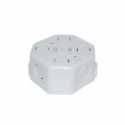 Cajetín PVC Octagonal Combinado Ferreteria