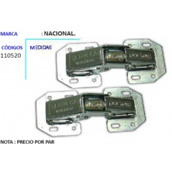 Bisagra Miñon 4 Pulgadas 2000 Sin Tornillos Ferreteria