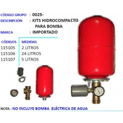 Kits Hidrocompacto Para Bomba