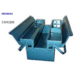 Caja De Herramientas 3 Compartimientos Metalica Ferreteria