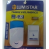 Timbre Inalámbrico señal digital 100 metros 32 melodías blanco Lumistar