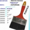 Brocha Cerda Negra Mango Plastico Ferreteria