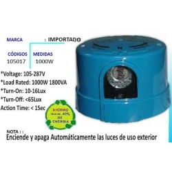 FOTOCELDA SIN BASE 105-287V 1000 WATT VINKO Ferreteria