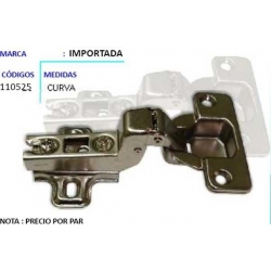 Bisagra Cazoleta Curva Importada Ferreteria CASAV-110525 