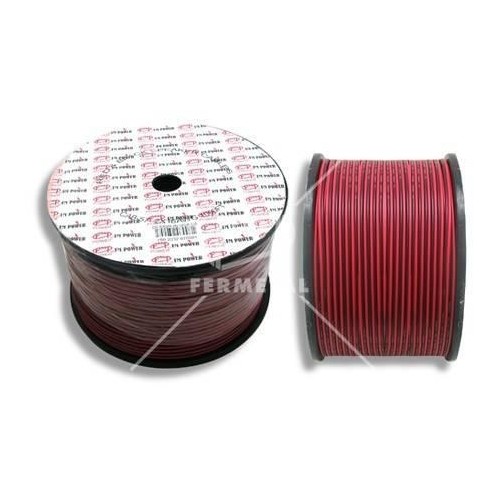 Cable para cornetas 2x16 AWG rollo de 305 metros, rojo y negro