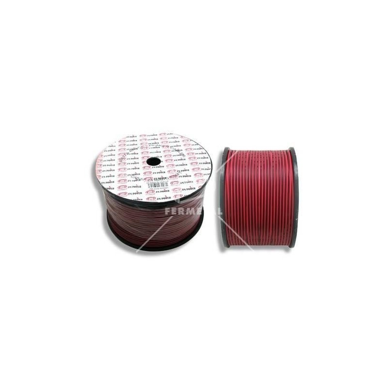 Cable para cornetas 2x16 AWG rollo de 305 metros, rojo y negro Ferreteria