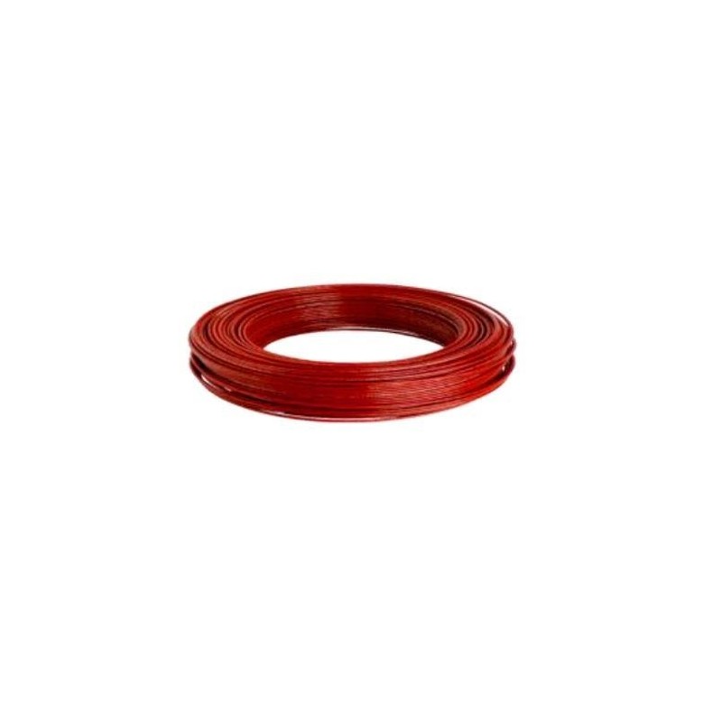 Lumistar cable THHN 14AWG 1*22-0.30 OD: 3.2-1.55 mm2 100 mts Rojo Ferreteria