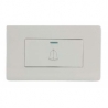 Lumistar Pulsador Timbre Elite P-Empotrar Blanco Ferreteria