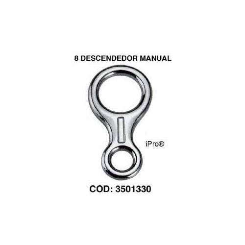 Descendedor 8 manual para drizas de 9 a 24 milímetro Ferreteria