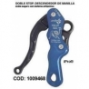 Descendedor doubleStop + manilla 2xseg, con sistema antipático, drizas ø9 a 11