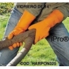 Par de guantes Vidriero anticorte impermeable de 14 color naranja Ferreteria