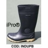 Bota PVC caña larga, color negra, forro interior 100%algodon Ferreteria