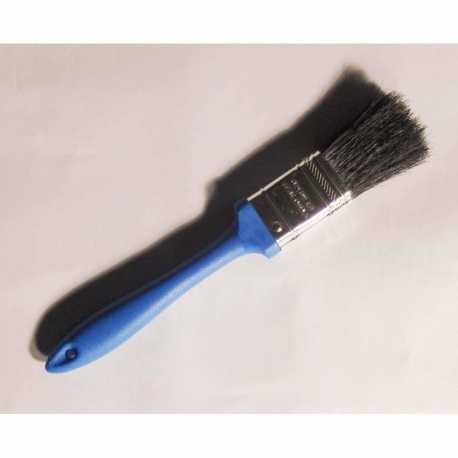 Brocha Morena Mango Plástico Azul Rey. 