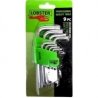 Llave Torx Tipo Allen Juego 9 Piezas Ferreteria