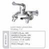 Llave Para Lavadora 1/2 Pulgada En ABS Manilla Luna 1/4 Vuelta Ferreteria