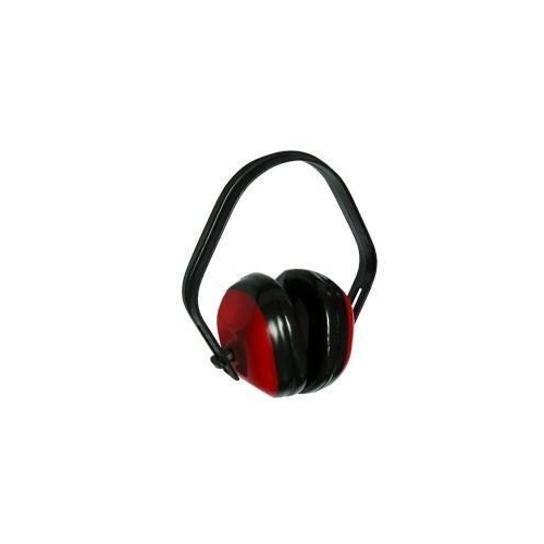 Protector de oídos tipo audífono color rojo