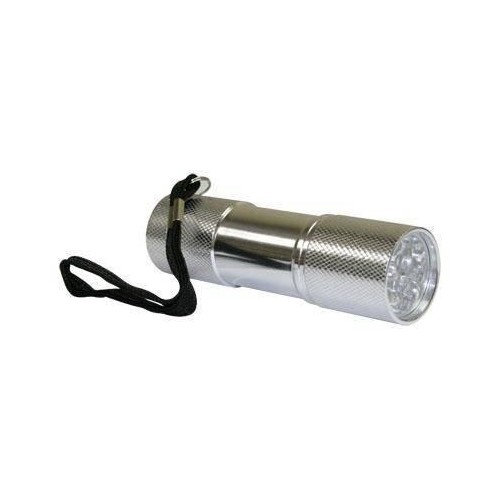 Linterna Metálica de bolsillo de 9 LEDS/3 AAA
