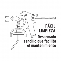 Pistola Para Pintar Baja Presión TRUPER pipi 200 Ferreteria