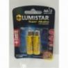 Batería Super Alkalina AA Blister 2 unidades 1.5 V Lumistar Blister Ferreteria