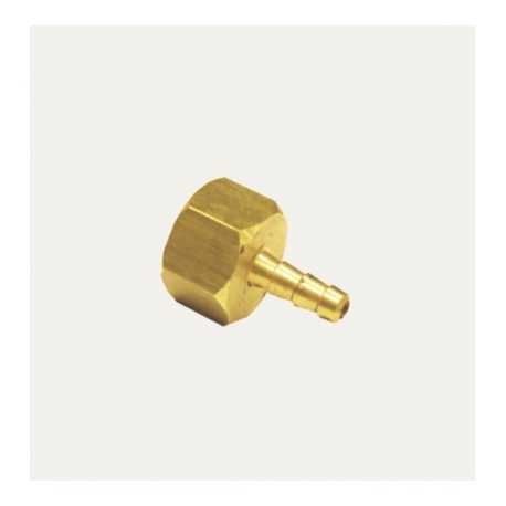 CONEXION MANGUERA HEMBRA NPT 1/2x1/2 ESPIGA (BRONCE) Ferreteria