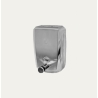 DISPENSADOR MANUAL DE JABON LIQUIDO ACERO INOX CON ACABADO SATINADO 1000ml