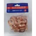 TERMINAL DE COBRE PARA CABLE AWG 1/0 X 1/2 EMPAQUE DE 10 PZAS Ferreteria