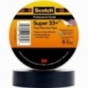 3M Cinta Eléctrica Scotch Super 33 de Vinil 3/4 x 23.10 Metros (76 Ft)