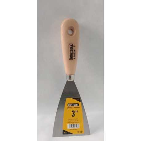 ESPATULA UYUSTOOL MANGO MADERA 3 PULGADAS Ferreteria