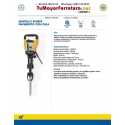 Martillo Rompe Pavimento 1 1/8 Pulgada 18.4 KG Con Caja 110 Voltios Ferreteria
