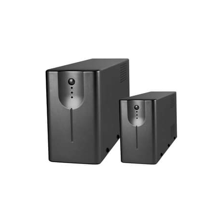 ISONIC: UPS 750KVA 390Watt (incluye 1x7 Ah battery, LED, 110VAC/60Hz, 6 toma
