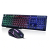 Combo Teclado-Mouse Ergonómico - Con luces (Gaming keyboard) Ferreteria