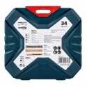Kit para Taladrar y Atornillar (34pzas) X-Line. 