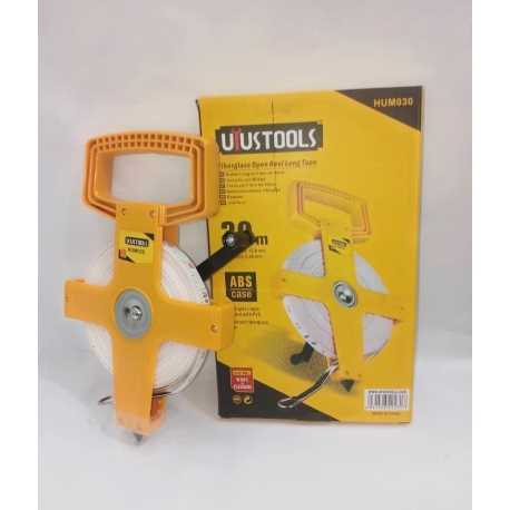 CINTA TOPOGRAFO CRUCETA FIBRA 30 METROS UYUSTOOLS Ferreteria