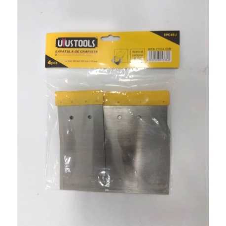 ESPATULA JUEGO 4 PIEZAS LATONERO UYUSTOOLS Ferreteria