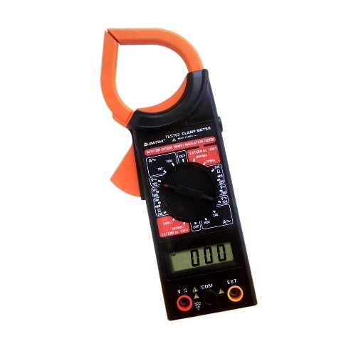 Lumistar Tester Digital Amperimetro (Tipo Pinza) Pantalla De 3 1/2 Digitos