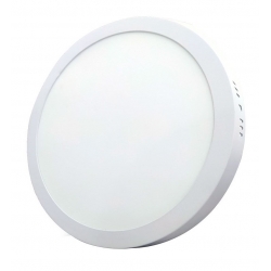 Lampara Panel Led Superficial Redondo 24W 225mm Multi-Voltaje Ferreteria