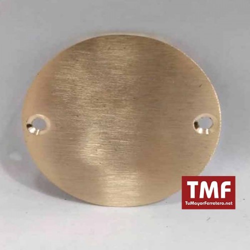 Tapa Rejilla Ciega Bronce Ferreteria