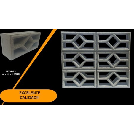Bloque de Ventilacion Punta Diamante Ferreteria