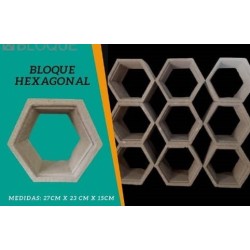 Bloque de Ventilacion Hexagonal Ferreteria