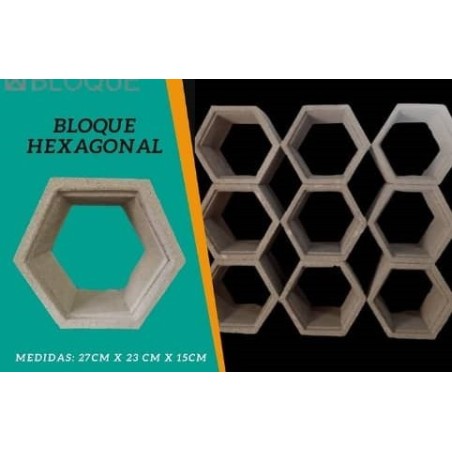 Bloque de Ventilacion Hexagonal Ferreteria