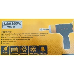 DESTAPADOR DE CAÑERIAS ELECTRICO 260W TALADRO 3/8 Ferreteria