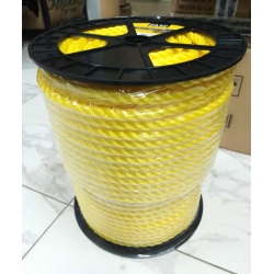 Mecate Amarillo, (3/4 Pulg) Bobina Aprox 25Kg. ZASC. 