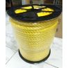 Mecate Amarillo, (3/4 Pulg) Bobina Aprox 25Kg. ZASC. 