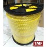 Mecate Amarillo, (3/4 Pulg) Bobina Aprox 25Kg. ZASC. 